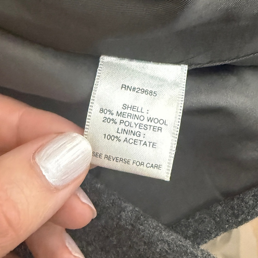 Pendleton Gray Blazer Classic Wool Design Size M - image 7